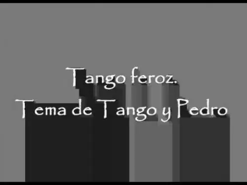 Tema De Tango Y Pedro